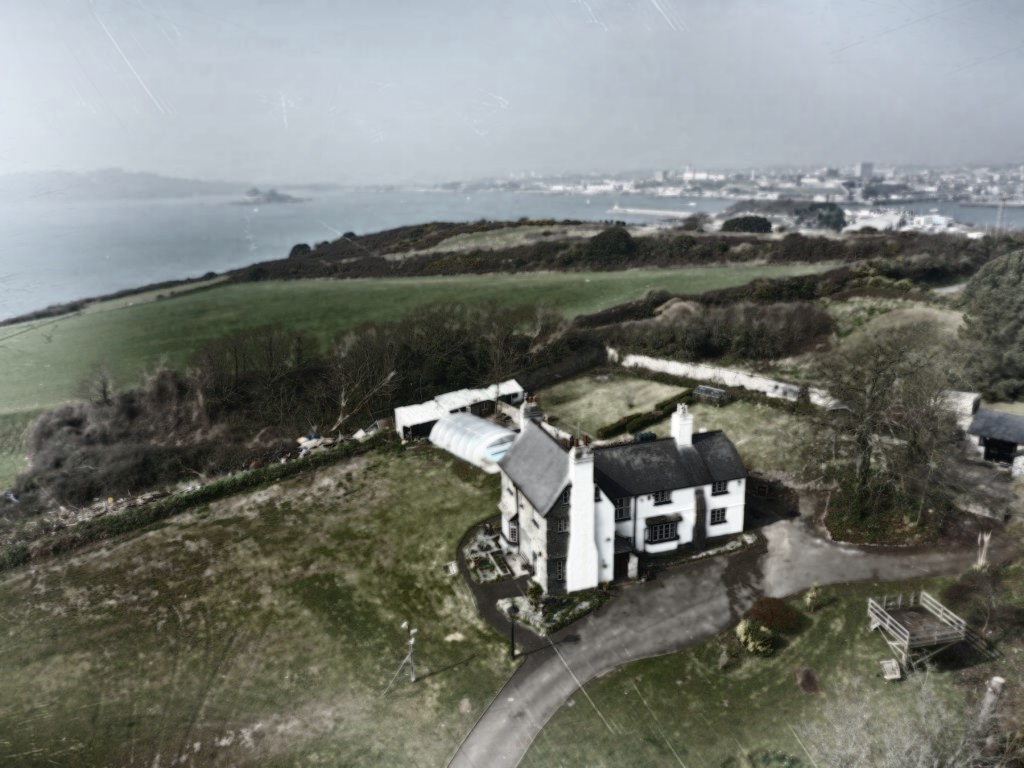 old overhead photo of St Anne's House