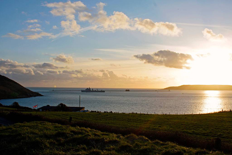 A stunning view across Jennycliff